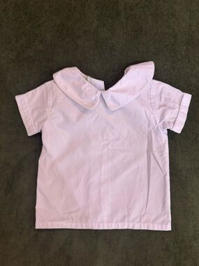Classic Whimsy white  Peter Pan Collar Top